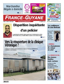 France-Guyane N°8927 du 02 juin 2018 à télécharger sur iPad