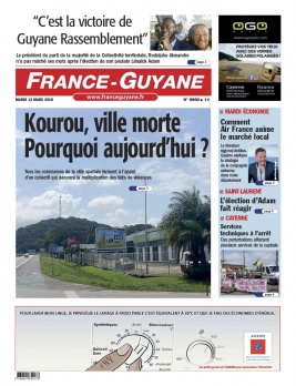 France-Guyane N°8860 du 13 mars 2018 à télécharger sur iPad