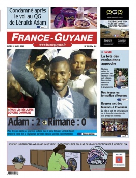 France-Guyane N°8859 du 12 mars 2018 à télécharger sur iPad