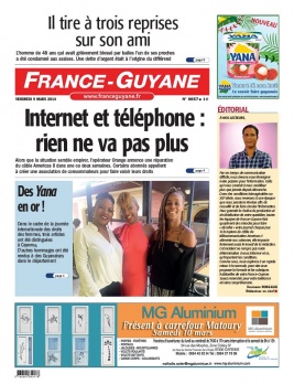 France-Guyane N°8857 du 09 mars 2018 à télécharger sur iPad