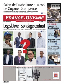 France-Guyane N°8850 du 01 mars 2018 à télécharger sur iPad