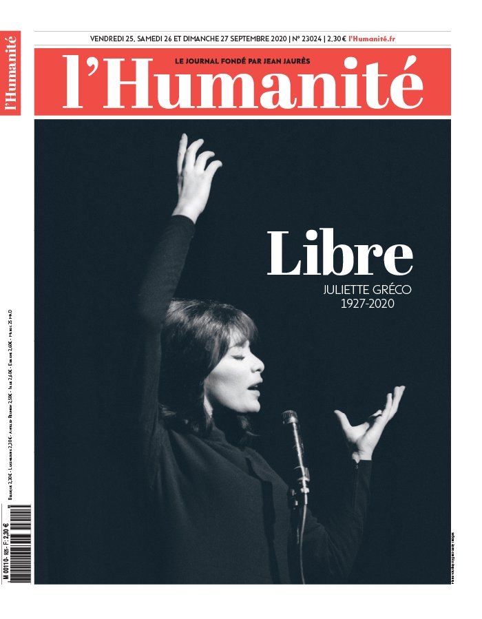 L'Humanité 25 septembre 2020 Abonnement à L’Humanité Pas Cher avec le BOUQUET INFO ePresse.fr