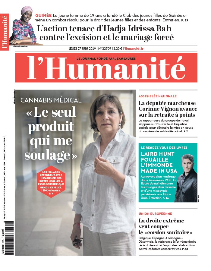 L'Humanité 27 juin 2019 L'Humanité N°22709 du 27 juin 2019 à télécharger sur iPad