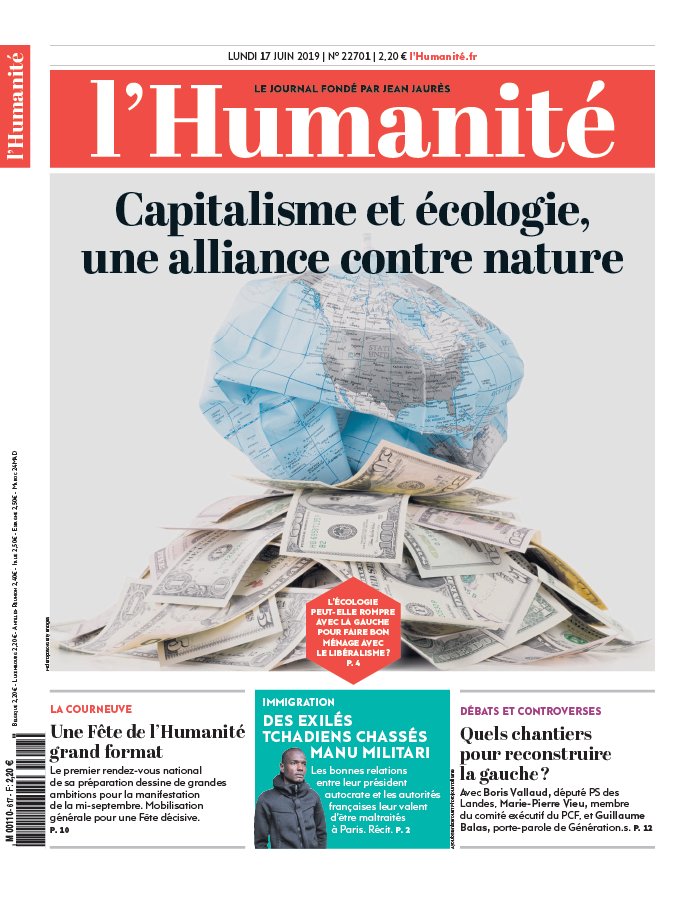 L'Humanité 17 juin 2019 L'Humanité N°22701 du 17 juin 2019 à télécharger sur iPad