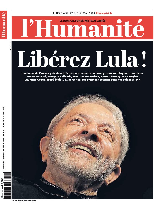L'Humanité 08 avril 2019 L'Humanité N°22656 du 08 avril 2019 à télécharger sur iPad