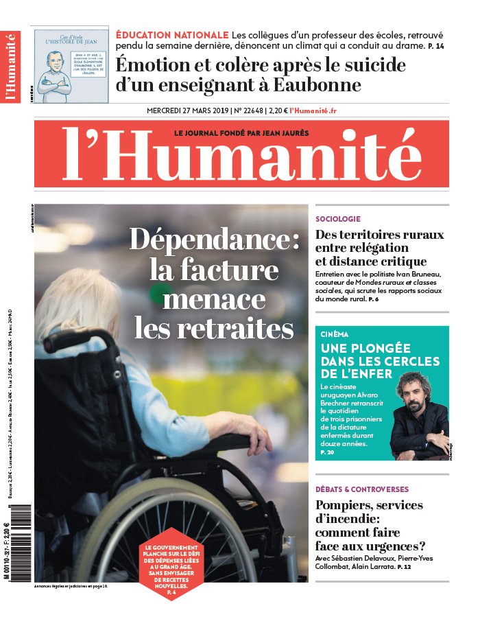 L'Humanité 27 mars 2019 L'Humanité N°22648 du 27 mars 2019 à télécharger sur iPad