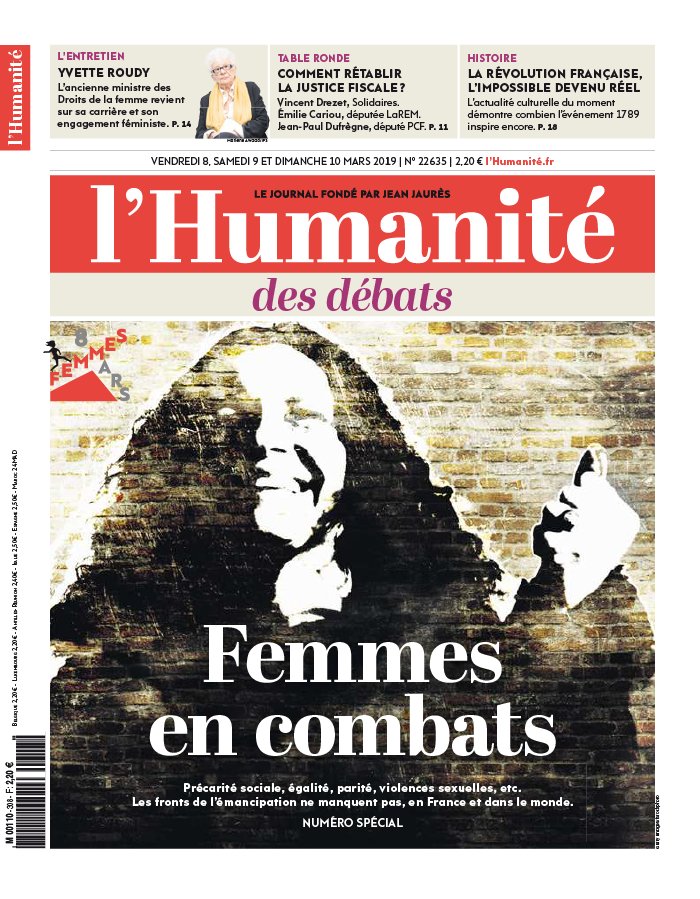 L'Humanité 08 mars 2019 L'Humanité N°22635 du 08 mars 2019 à télécharger sur iPad