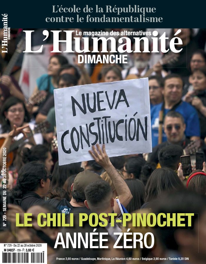 L'Humanité Dimanche 22 octobre 2020 Abonnement L’Huma Dimanche Pas Cher avec le BOUQUET INFO ePresse.fr