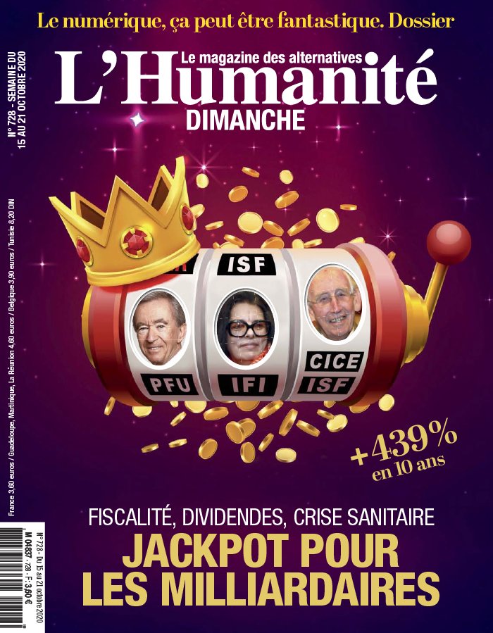 L'Humanité Dimanche 15 octobre 2020 L'Humanité Dimanche N°728 du 15 octobre 2020 à télécharger sur iPad