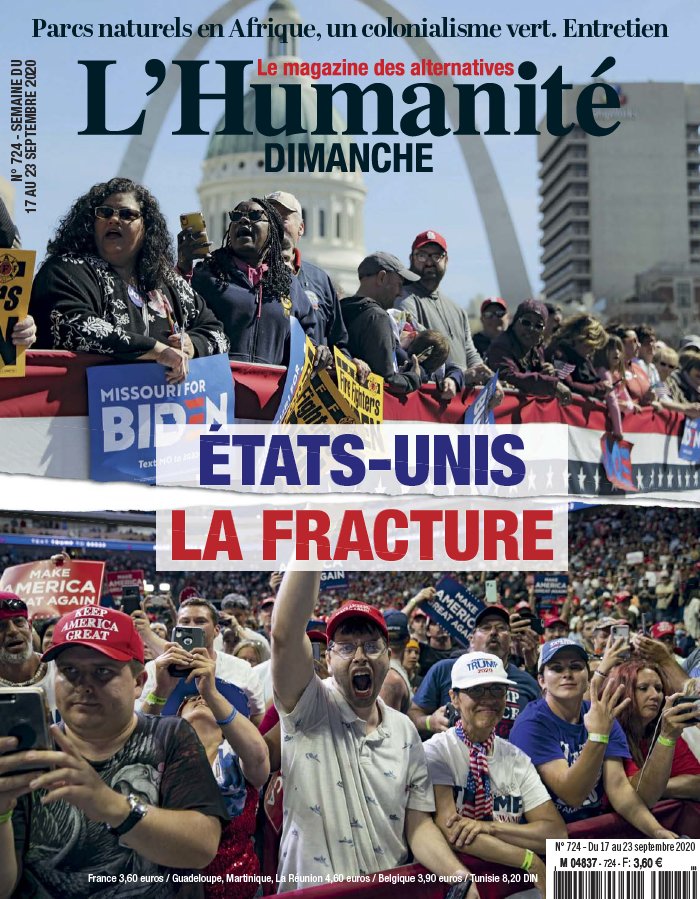 L'Humanité Dimanche 17 septembre 2020 Abonnement L’Huma Dimanche Pas Cher avec le BOUQUET INFO ePresse.fr