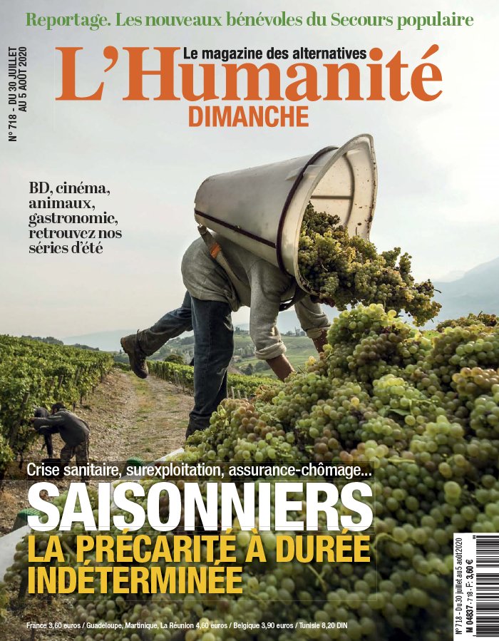 L'Humanité Dimanche 30 juillet 2020 Abonnement L’Huma Dimanche Pas Cher avec le BOUQUET INFO ePresse.fr