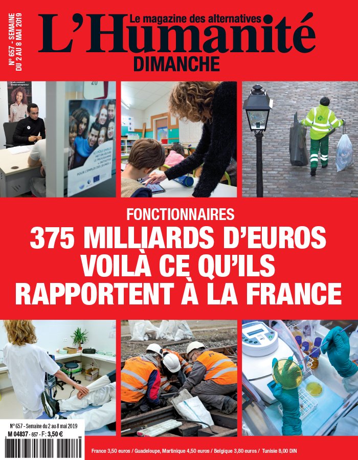 L'Humanité Dimanche 02 mai 2019 L'Humanité Dimanche N°657 du 02 mai 2019 à télécharger sur iPad