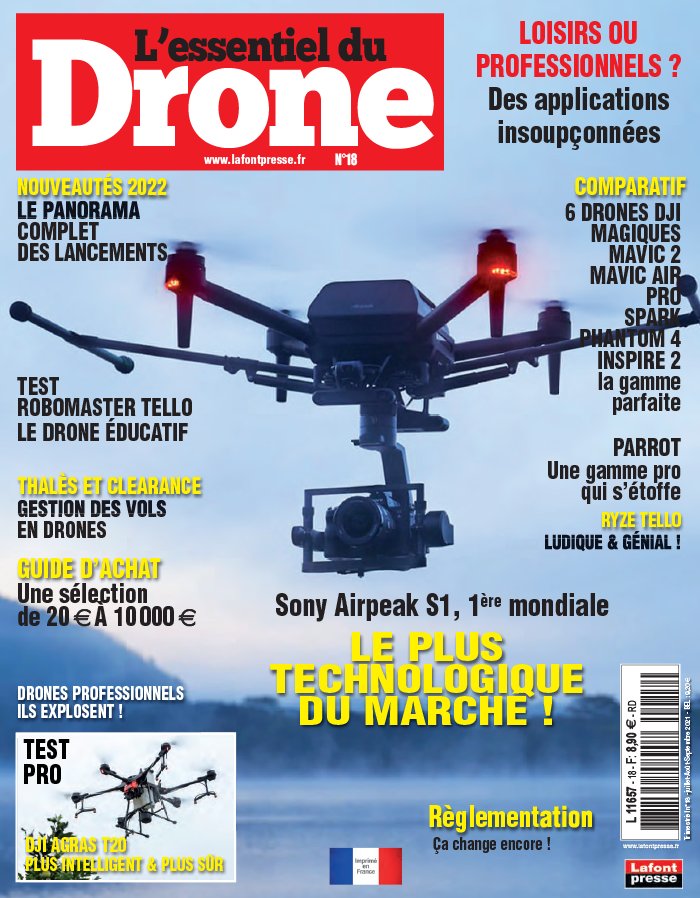 L'essentiel du drone N°18 du 30 juin 2021 à télécharger sur