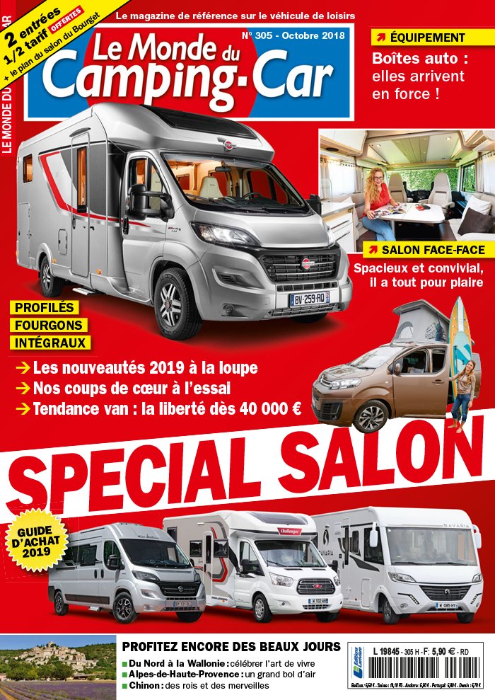 Le Monde Du Camping Car N 305 Du 15 Septembre 2018 A Telecharger