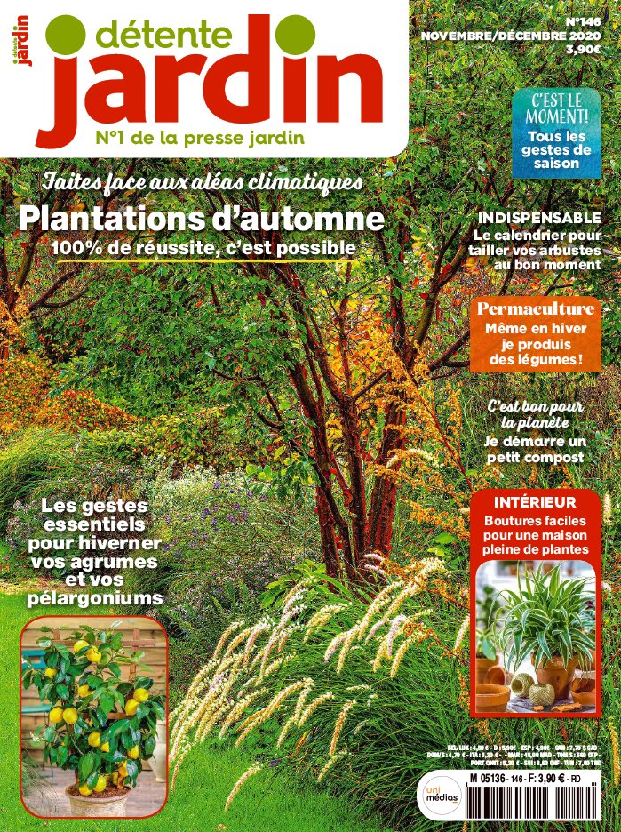 Détente Jardin 15 octobre 2020 Abonnement Détente Jardin Pas Cher avec le BOUQUET ePresse.fr