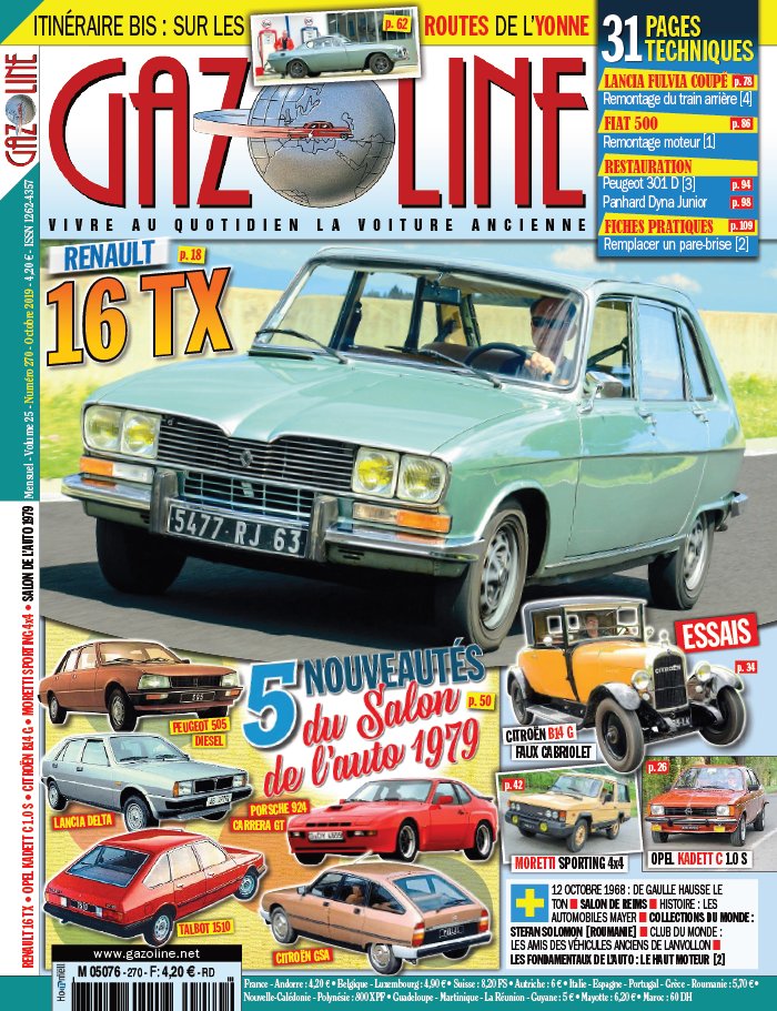 Gazoline 23 septembre 2019 Abonnement Gazoline Pas Cher avec le BOUQUET ePresse.fr