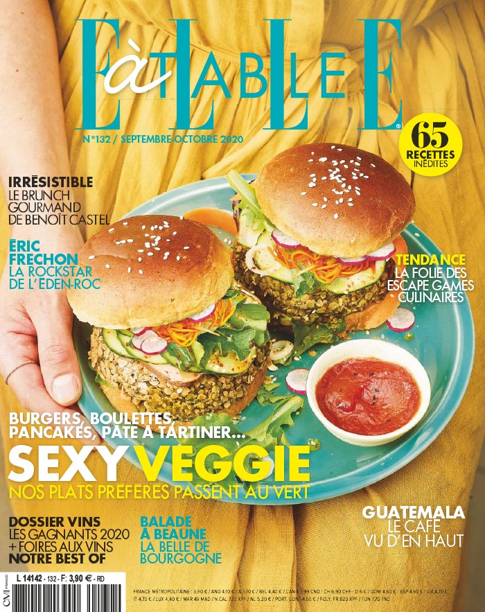 Elle à Table 10 septembre 2020 Abonnement à ELLE à Table Pas Cher avec le BOUQUET ePresse.fr