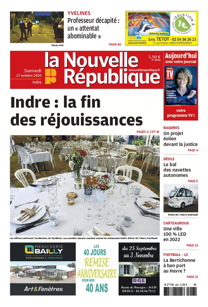 La Nouvelle République D Indre Et Loire