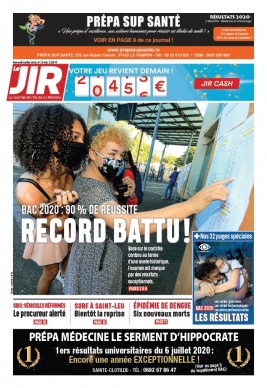 Journal de l'île de la Réunion N°23149 du 08 juillet 2020 à télécharger sur iPad