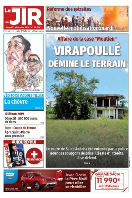 Journal de l'île de la Réunion N°22938 du 07 décembre 2019 à télécharger sur iPad