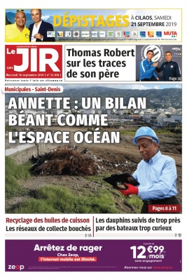 Journal de l'île de la Réunion N°22858 du 18 septembre 2019 à télécharger sur iPad