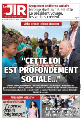 Journal de l'île de la Réunion N°22829 du 20 août 2019 à télécharger sur iPad