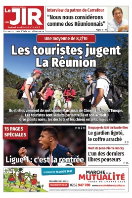 Journal de l'île de la Réunion N°22818 du 09 août 2019 à télécharger sur iPad
