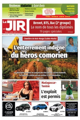 Journal de l'île de la Réunion N°22789 du 11 juillet 2019 à télécharger sur iPad