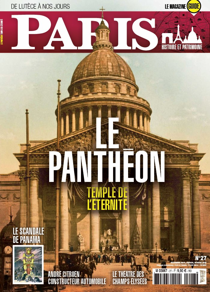 Paris de Lutèce à nos jours N°27 du 28 novembre 2019 à télécharger sur iPad