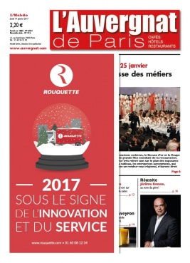 L'Auvergnat de Paris N°913 du 19 janvier 2017 à télécharger sur iPad
