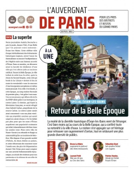 L'Auvergnat de Paris N°1203 du 18 août 2022 à télécharger sur iPad