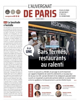 L'Auvergnat de Paris N°1107 du 08 octobre 2020 à télécharger sur iPad
