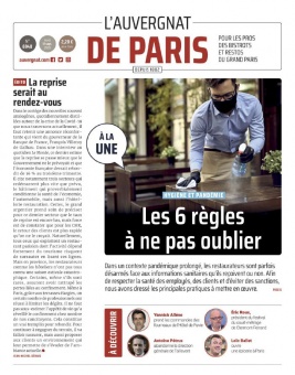 L'Auvergnat de Paris N°1104 du 17 septembre 2020 à télécharger sur iPad