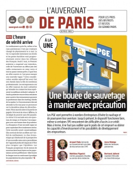 L'Auvergnat de Paris N°1086 du 14 mai 2020 à télécharger sur iPad