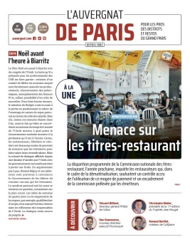 L'Auvergnat de Paris N°1062 du 27 novembre 2019 à télécharger sur iPad
