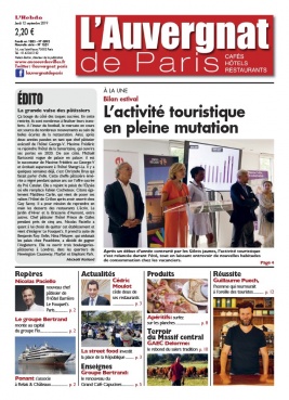 L'Auvergnat de Paris N°1051 du 11 septembre 2019 à télécharger sur iPad