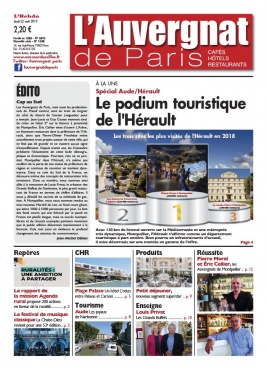 L'Auvergnat de Paris N°1048 du 21 août 2019 à télécharger sur iPad