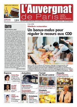 L'Auvergnat de Paris N°1040 du 26 juin 2019 à télécharger sur iPad