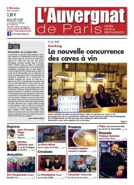 L'Auvergnat de Paris N°1029 du 11 avril 2019 à télécharger sur iPad