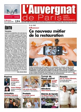 L'Auvergnat de Paris N°1000 du 20 septembre 2018 à télécharger sur iPad