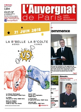 L'Auvergnat de Paris N°987 du 21 juin 2018 à télécharger sur iPad