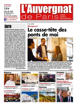 L'Auvergnat de Paris N°982 du 17 mai 2018 à télécharger sur iPad