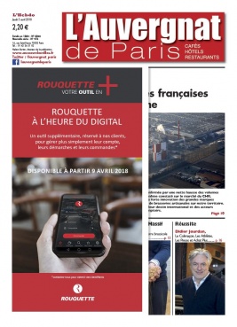 L'Auvergnat de Paris N°976 du 05 avril 2018 à télécharger sur iPad