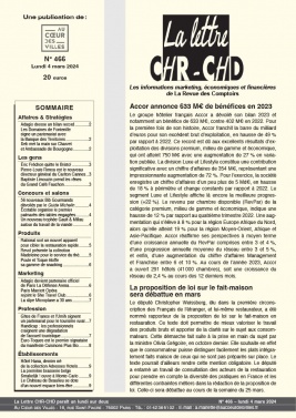 Lisez La Lettre CHR-CHD du 04 mars 2024 sur ePresse.fr