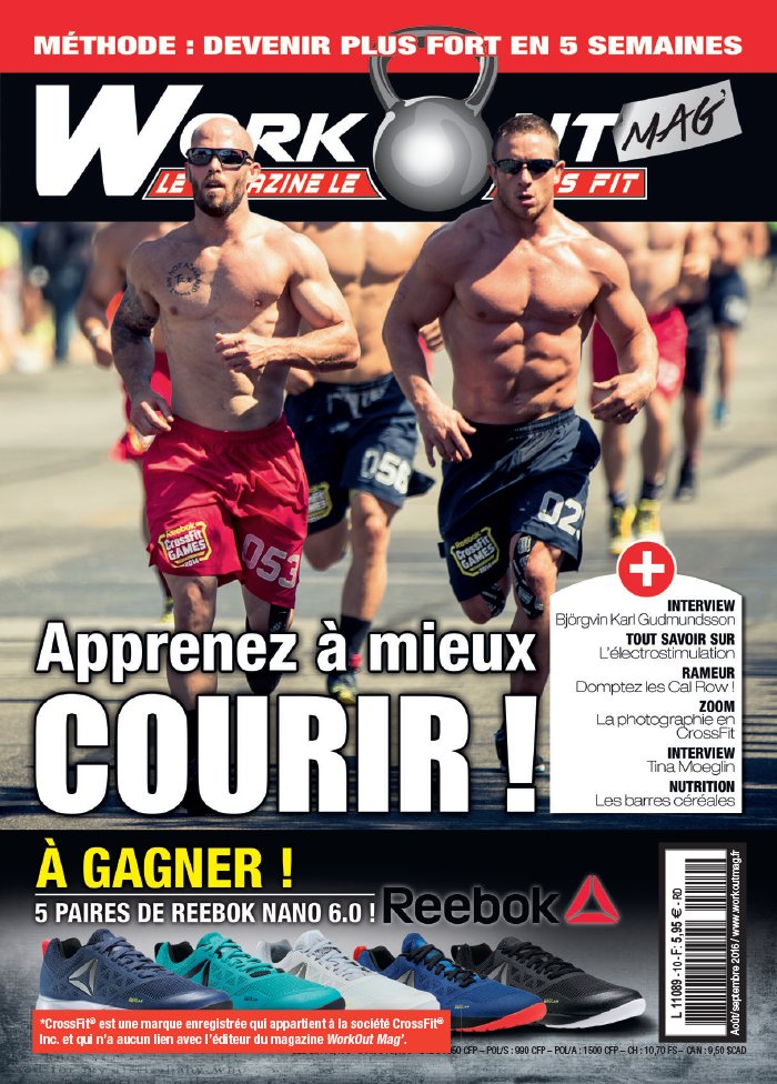 Workout magazine N°10 du 28 juillet 2016 à télécharger sur iPad
