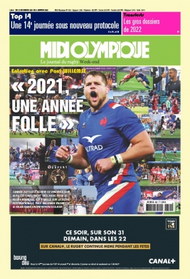 Midi Olympique Vert N°832 du 31 décembre 2021 à télécharger sur iPad