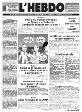 Lisez L'Hebdo du 01 mars 2024 sur ePresse.fr