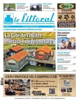 Lisez Le Littoral de la Charente Maritime du 15 novembre 2024 sur ePresse.fr