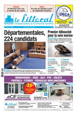 Le Littoral de la Charente Maritime N°5815 du 07 mai 2021 à télécharger sur iPad