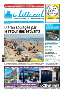 Le Littoral de la Charente Maritime N°5775 du 31 juillet 2020 à télécharger sur iPad